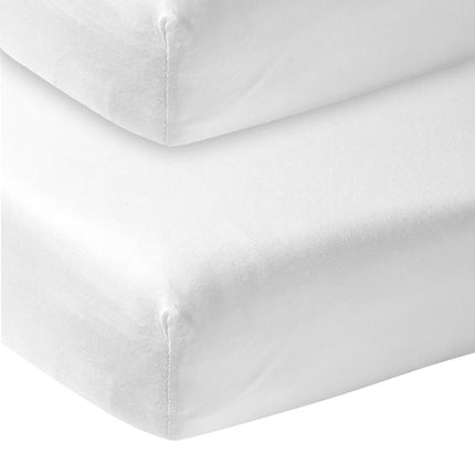 Meyco Prześcieradło Jersey White 60x120cm 2szt.