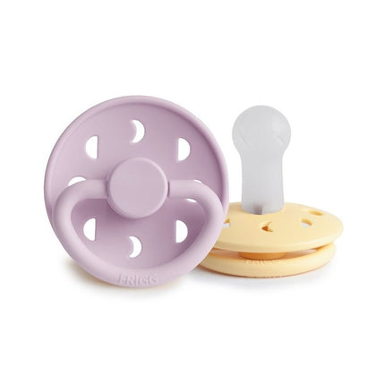 Frigg Teat Size 2 Moon P. Daffodil/S. Lilac Silicone 2-Pack