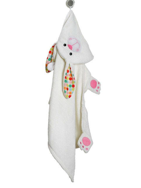 Zoocchini Bathcape Baby Bella The Bunny Cotton