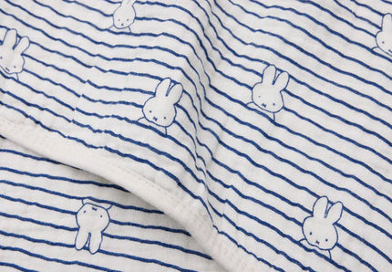 Jollein Kocyk do kołyski Miffy Stripe Navy 75X100cm