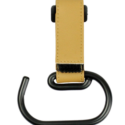 Dooky Pram Hook Large Brown 2St