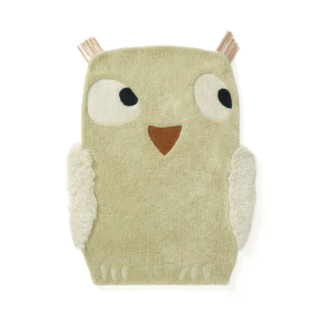 Dziecięcy dywanik Concept Owl Green