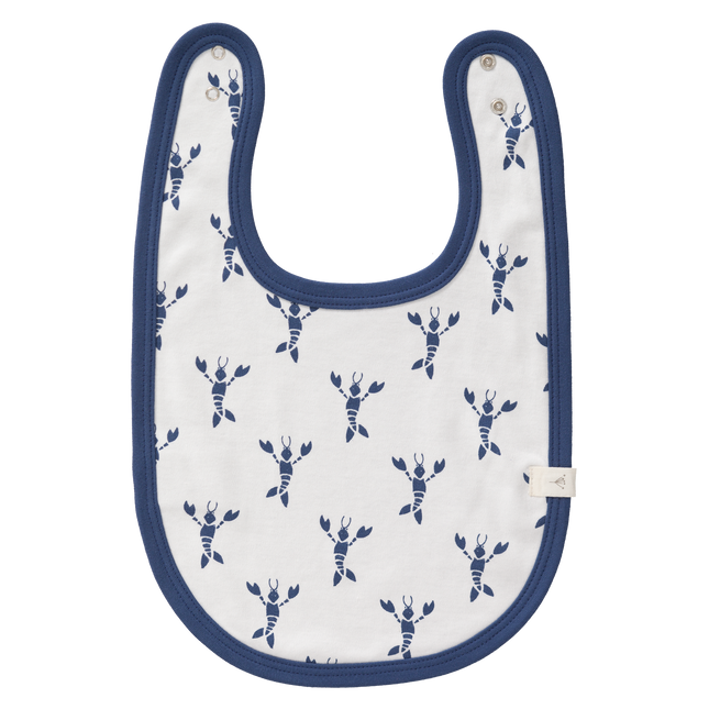 Fresk Bib Lobster Indigo Blue