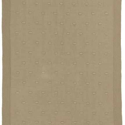 Meyco Cradle Blanket Knots Taupe