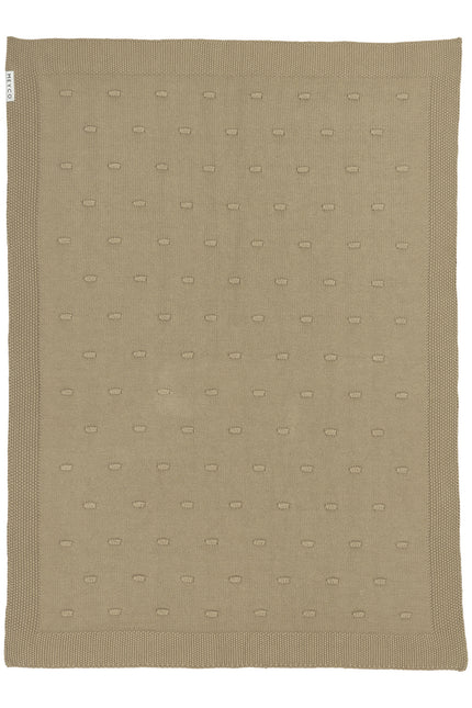 Meyco Cradle Blanket Knots Taupe