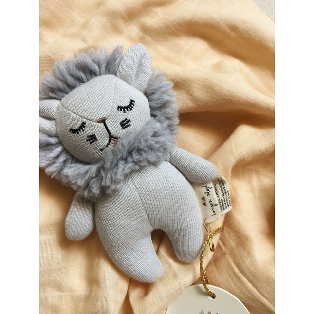 Konges Slojd Cuddly Lion Grey 16cm