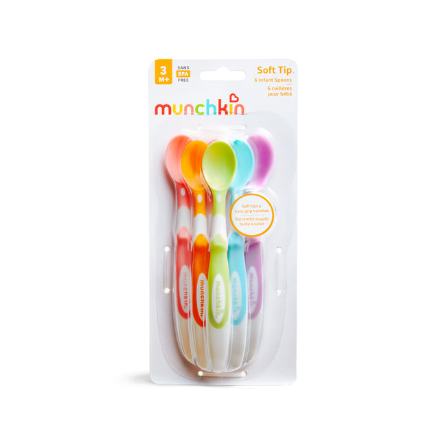 Munchkin Baby Spoon Soft 6St