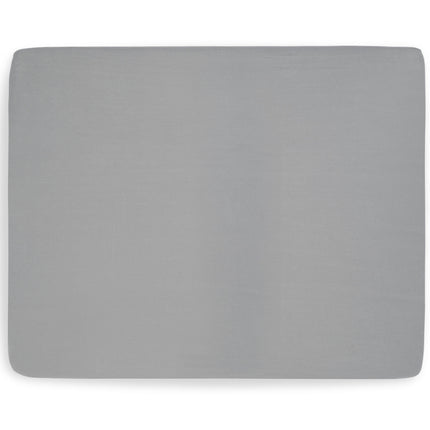 Jollein Prześcieradło Jersey Box Materac Storm Grey 75x95cm