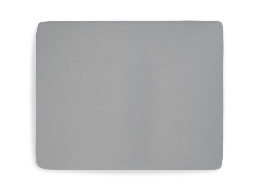 Jollein Prześcieradło Jersey Box Materac Storm Grey 75x95cm