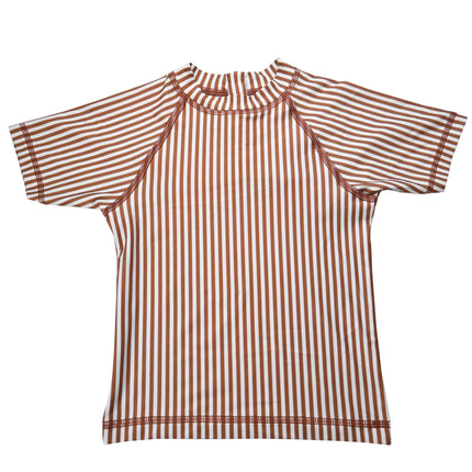 Slipstop UV Shirt Cognac Stripe