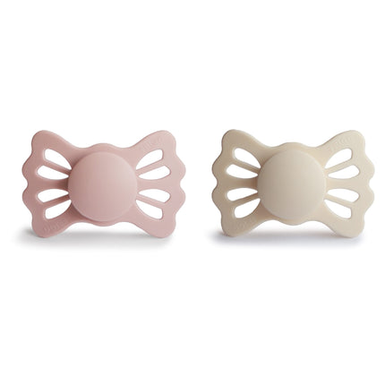 Frigg Smoczek Rozmiar 2 Lucky Cream/Blush Silicone 2-Pack