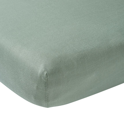 Meyco Prześcieradło Jersy Box Materac Stone Green 75x95cm