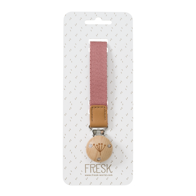 Sznurek do smoczka Fresk Ash Rose