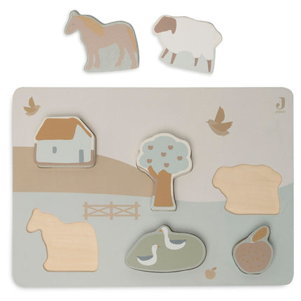 Jollein Puzzle Farm Wood