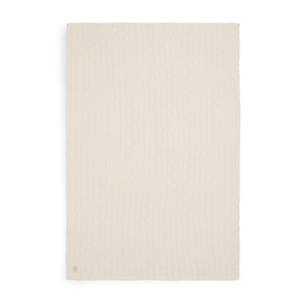 Jollein Koc do łóżka Spring Knit Ivory 100x150cm