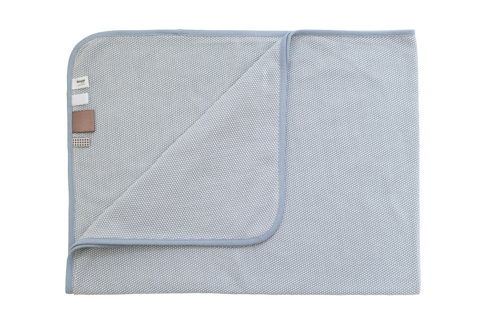 Snoozebaby Cradle Blanket T.O.G 1.0 Fresh Blue 100x75cm