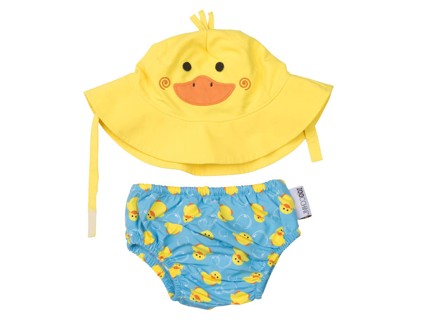 Zestaw pieluszek do pływania Zoocchini Swim Nappy Duck Set