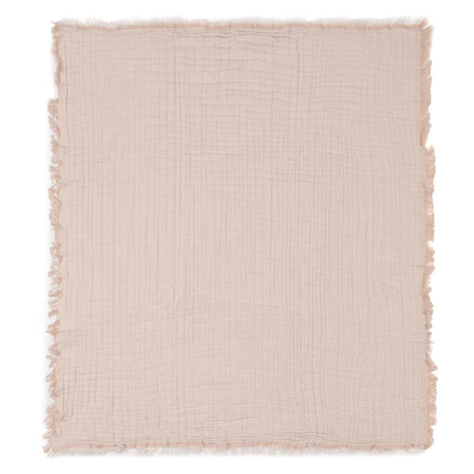 Jollein Cradle Blanket Fringe Moonstone/Ivory 75X100cm