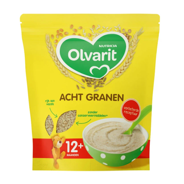 Olvarit Baby Food Eight Cereals 12+ miesięcy