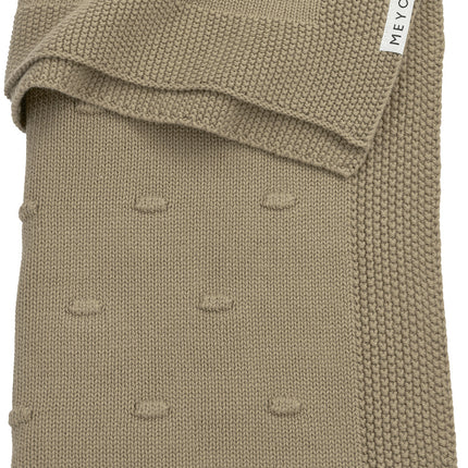 Meyco Cradle Blanket Knots Taupe