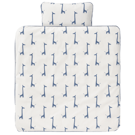 Fresk Dekbedovertrek Giraf Indgio Blue 100x135cm - Fresk - Babywinkel - 8719638232654