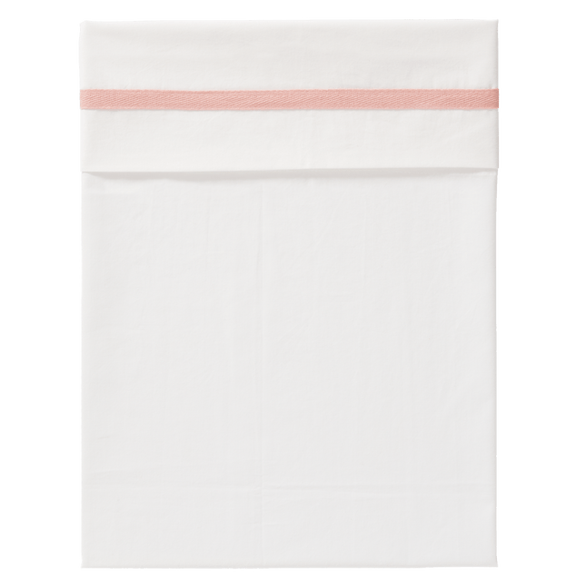 Fresk Ledikantlaken Vissengraat Mellow Rose 120x150cm - Fresk - Babywinkel - 8718754238786