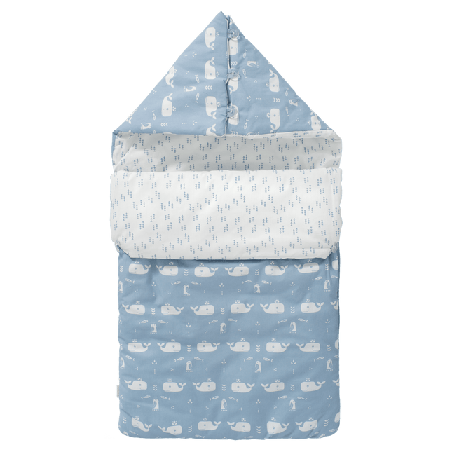 Fresk Voetenzak Whale Blauw - Fresk - Babywinkel - 8718754232388