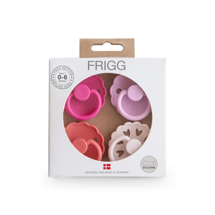 Frigg Speen Maat 1 Rosy Romance Silicone 4St - Frigg - Babywinkel - 5715239029559