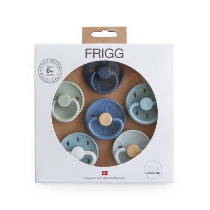 Frigg Speen Maat 2 Endless Sea Silicone 6St - Frigg - Babywinkel - 5715239029443