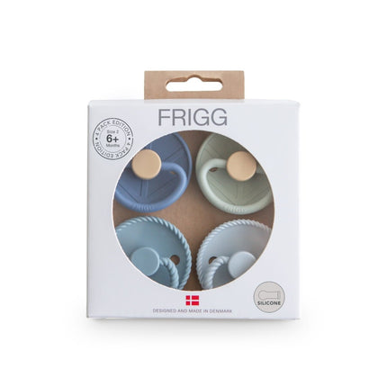 Frigg Speen Maat 2 Skyline Serenity Silicone 4St - Frigg - Babywinkel - 5715239029726