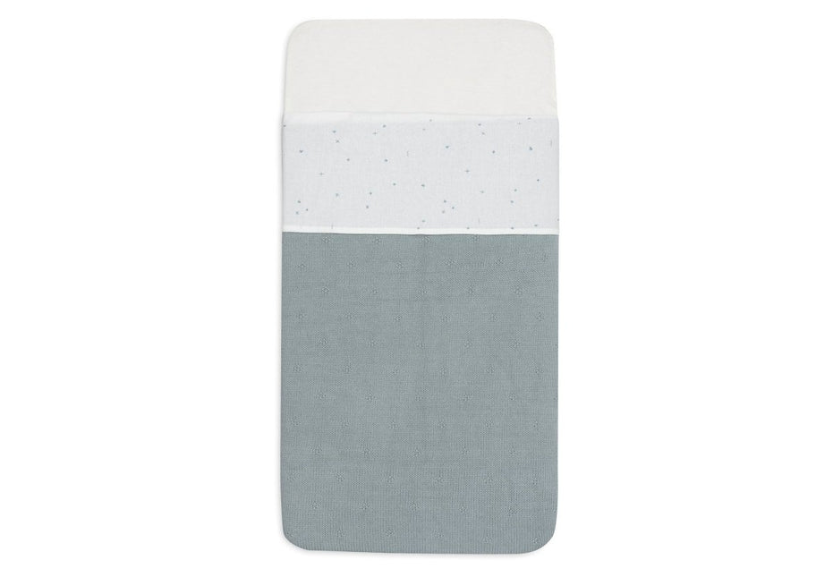 Jollein Ledikantlaken Twinkling Sea Green 120X150Cm - Jollein - Babywinkel - 8717329387157