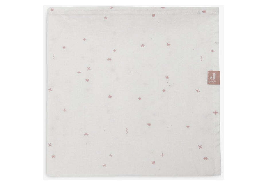 Jollein Ledikantlaken Twinkling Wild Rose 120X150Cm - Jollein - Babywinkel - 8717329387140