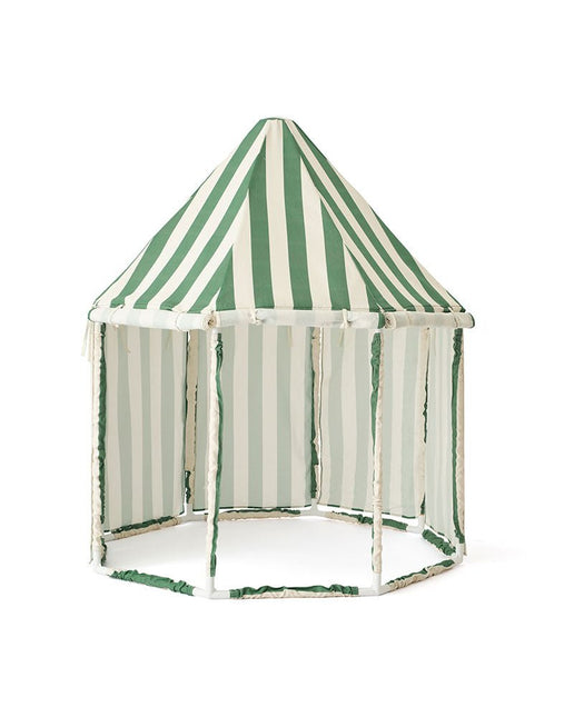 Kid's Concept Speeltent Stripe Green - Kid's Concept - Babywinkel - 7340028736127