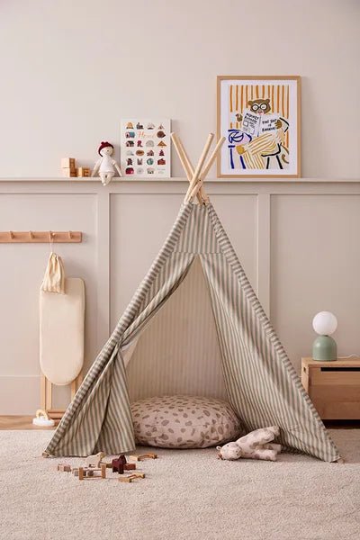 Kid's Concept Tipi Tent Stripe - Kid's Concept - Babywinkel - 7340028735526