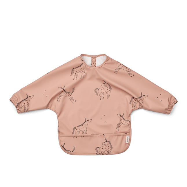 Liewood Slabbetje Merle Printed Cape Unicorn / Pale Tuscany - Liewood - Babywinkel - 5715493377175