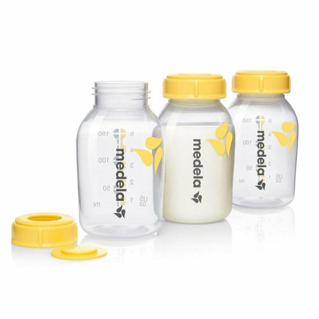 Medela Moedermelk Flesjes 150ml 3St - Medela - Babywinkel - 7612367010955