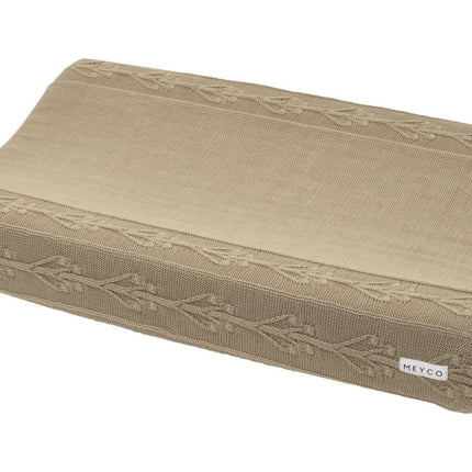 Meyco Aankleedkussenhoes Romatic Flower Taupe - Meyco - Babywinkel - 4054703763973