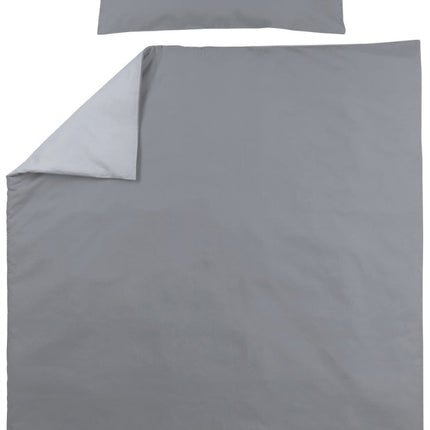 Meyco Dekbedovertrek Grey/ Light Grey 120X150cm - Meyco - Babywinkel - 4054703436044