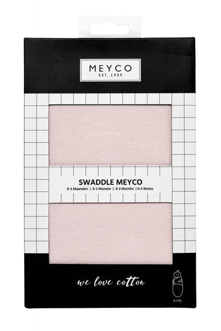 Meyco Inbakerdoek Uni Lichtroze - Meyco - Babywinkel - 4054703300024