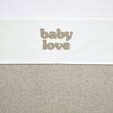 Meyco Ledikantlaken Baby Love Sand Melange 75X150cm - Meyco - Babywinkel - 4054703224320