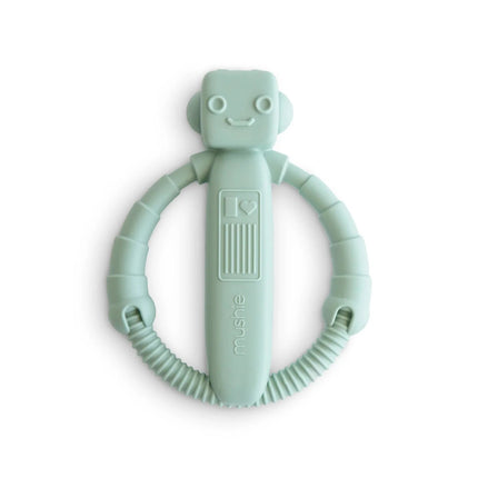 Mushie Bijtring Rammelaar Robot - Mushie - Babywinkel - 840355800357