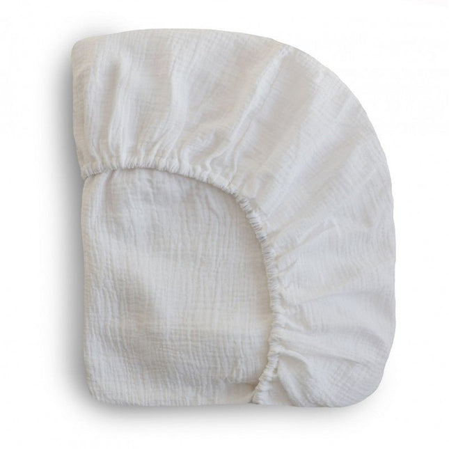 Mushie Hoeslaken Small White - Mushie - Babywinkel - 810052466835