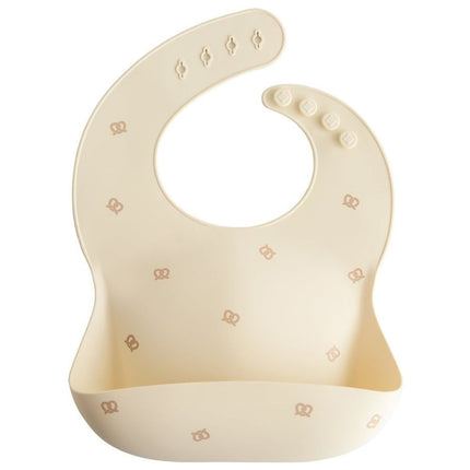 MUSHIE - SILICONE BIB - Pretzel (NEW) - Mushie - Babywinkel - 840355801538