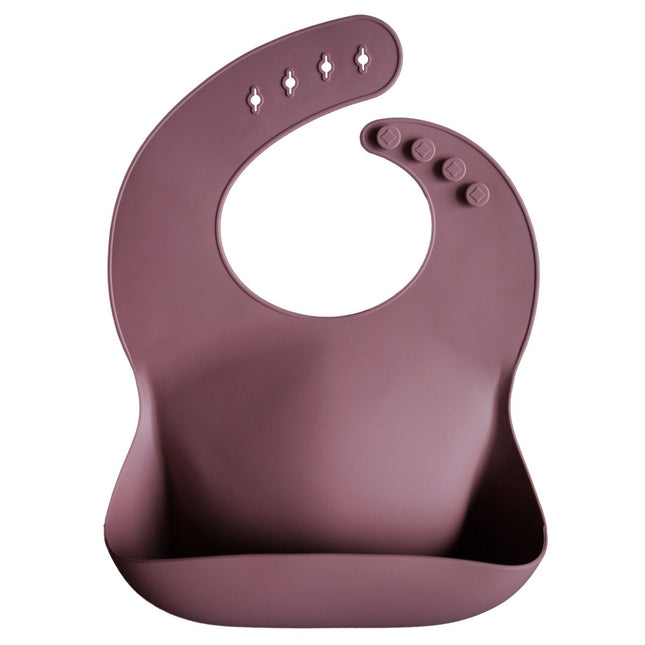 Mushie Slabbetje Silicone Dusty Rose - Mushie - Babywinkel - 7426999778332