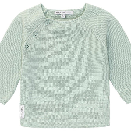 Noppies Baby Vestje Pino Grey Mint Melange - Noppies - Babywinkel - 8719788631833