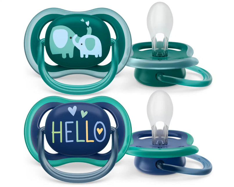 Philips Avent Fopspeen +18 Maanden Air Olifant/Hallo - Philips Avent - Babywinkel - 8720689012935