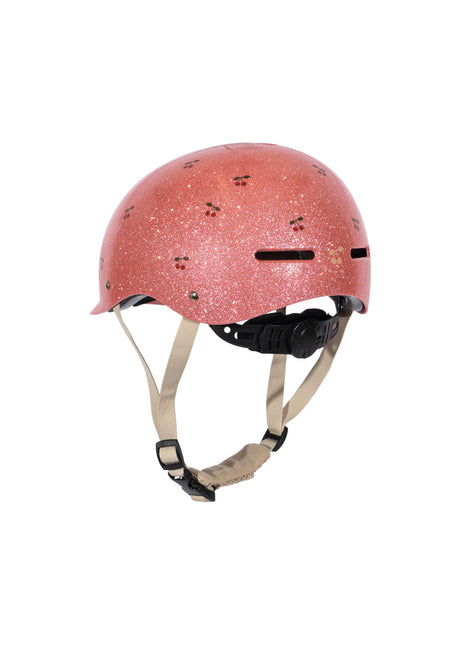 Kask dziecięcy Konges Slojd Cherry Glitter