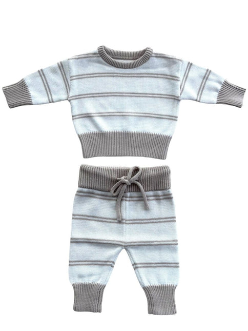 Yumi Baby Kleding Set Knitted Sandy Stripe - Yumi Baby - Babywinkel - 8720986050906